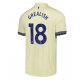 Everton Jack Grealish #18 Borta matchtröja 2025-26 Kortärmad Billigt